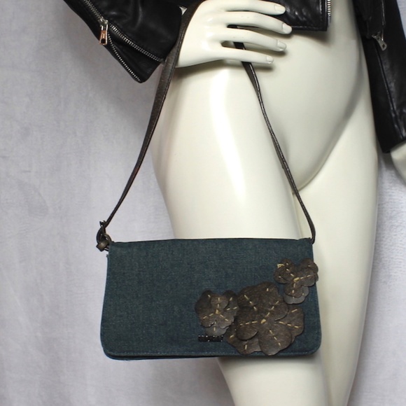 XOXO Vintage Y2K Denim Shoulder Bag - Picture 1 of 8